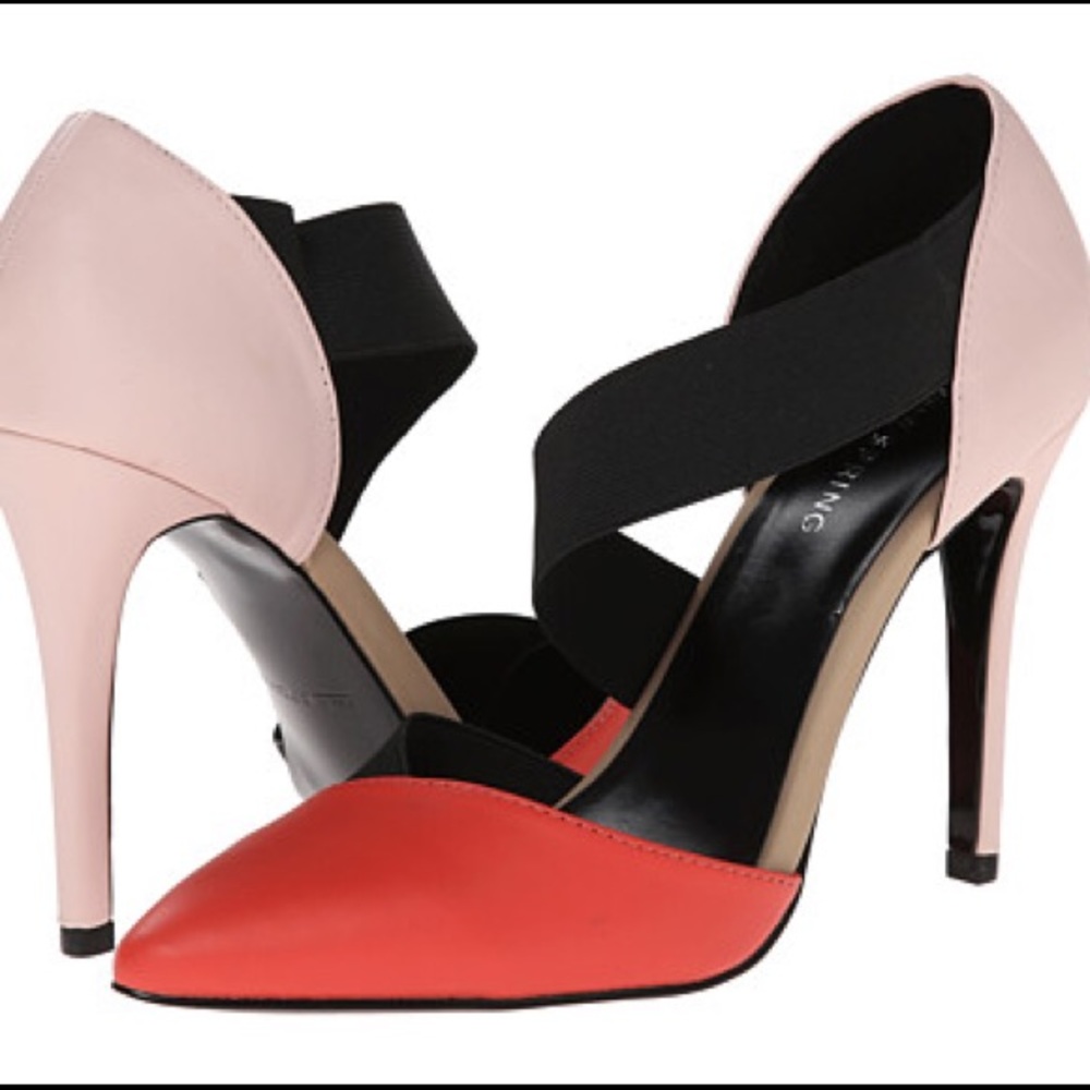 Call it Spring Red Blush Heels.